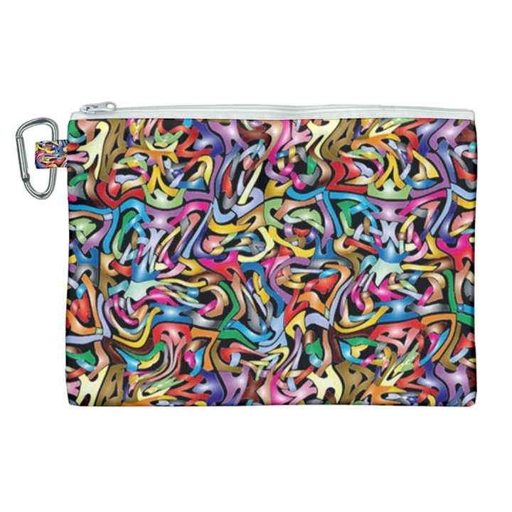 ARTWORK BY PATRICK-COLORFUL-8 Canvas Cosmetic Bag (XL)