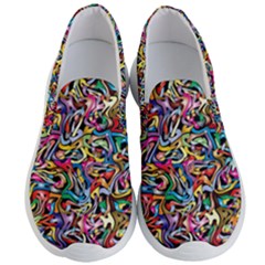 Artwork By Patrick-colorful-8 Men s Lightweight Slip Ons by ArtworkByPatrick