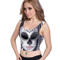 Day Of The Dead Crop Top by StarvingArtisan