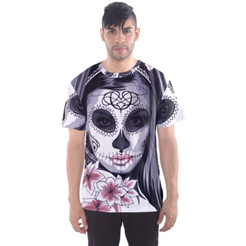 Day Of The Dead Men s Sports Mesh Tee by StarvingArtisan