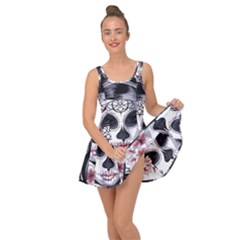 Day Of The Dead Sugar Skull Inside Out Casual Dress by StarvingArtisan