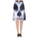 Woman Sugar Skull Flared Midi Skirt View2