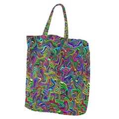 Artwork By Patrick-colorful-9 Giant Grocery Zipper Tote by ArtworkByPatrick