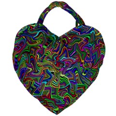 Artwork By Patrick-colorful-9 Giant Heart Shaped Tote