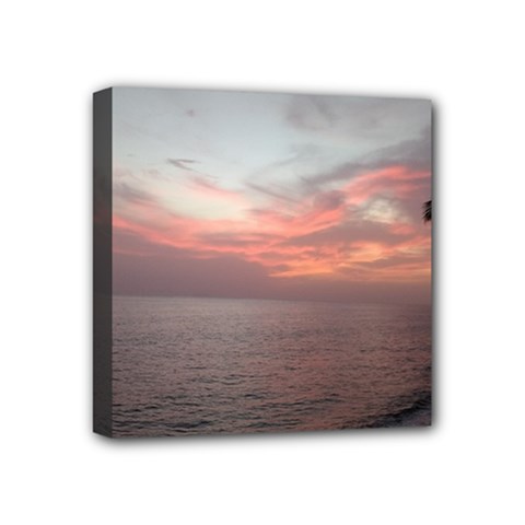 Red Sunset Rincon Puerto Rico Mini Canvas 4  X 4  by StarvingArtisan