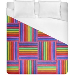 Artwork By Patrick-squares Duvet Cover (california King Size) by ArtworkByPatrick