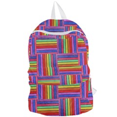 Artwork By Patrick-squares Foldable Lightweight Backpack