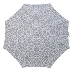 Radial Mandala Ornate Pattern Straight Umbrellas by dflcprints