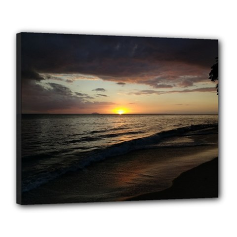 Sunset On Rincon Puerto Rico Canvas 20  X 16  by StarvingArtisan