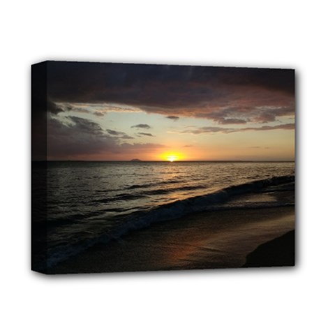 Sunset On Rincon Puerto Rico Deluxe Canvas 14  X 11  by StarvingArtisan