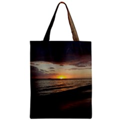 Sunset On Rincon Puerto Rico Zipper Classic Tote Bag by StarvingArtisan