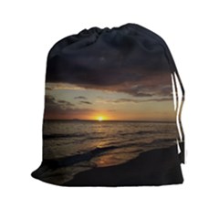 Sunset On Rincon Puerto Rico Drawstring Pouches (xxl) by StarvingArtisan