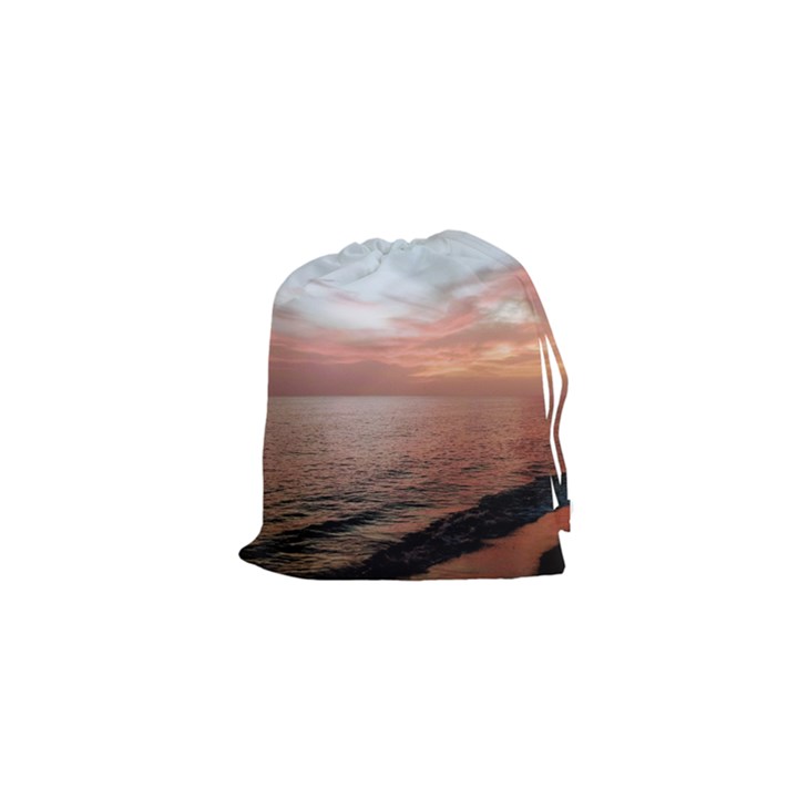 Sunset On Rincon Puerto Rico Drawstring Pouches (XS) 