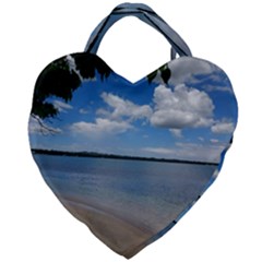 Isla Puerto Rico Giant Heart Shaped Tote by StarvingArtisan