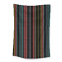 Multicolored Dark Stripes Pattern Small Tapestry View1