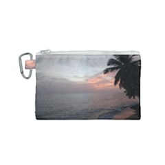 Sunset In Puerto Rico  Canvas Cosmetic Bag (small) by StarvingArtisan