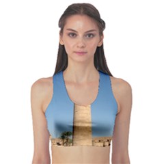 Temple Of Karnak Luxor Egypt  Sports Bra by StarvingArtisan