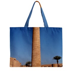 Temple Of Karnak Luxor Egypt  Zipper Mini Tote Bag by StarvingArtisan