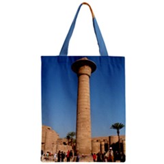 Temple Of Karnak Luxor Egypt  Zipper Classic Tote Bag by StarvingArtisan