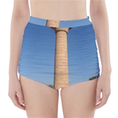 Temple Of Karnak Luxor Egypt  High-waisted Bikini Bottoms by StarvingArtisan