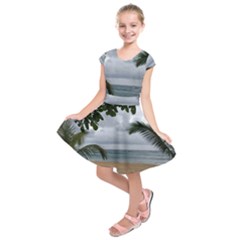 Through The Trees  Kids  Short Sleeve Dress by StarvingArtisan