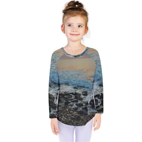 Aquadillia Puerto Rico  Kids  Long Sleeve Tee by StarvingArtisan