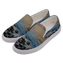 Aquadillia Puerto Rico  Men s Canvas Slip Ons by StarvingArtisan