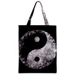 Grunge Yin Yang Zipper Classic Tote Bag by Valentinaart