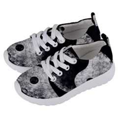 Grunge Yin Yang Kids  Lightweight Sports Shoes by Valentinaart