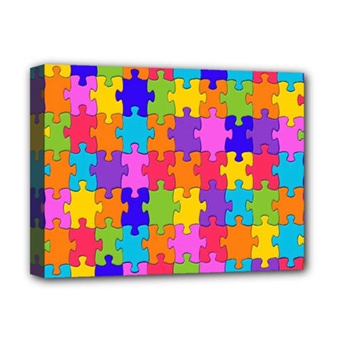 Colorful-10 Deluxe Canvas 16  X 12   by ArtworkByPatrick