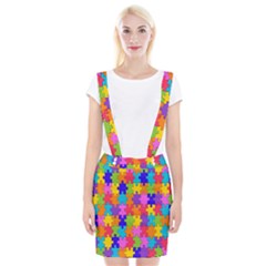 Colorful-10 Braces Suspender Skirt by ArtworkByPatrick