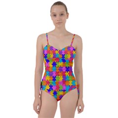 Colorful-10 Sweetheart Tankini Set by ArtworkByPatrick