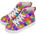 COLORFUL-10 Kid s Hi-Top Skate Sneakers View2