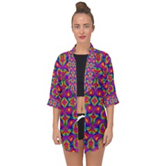 Colorful-11 Open Front Chiffon Kimono