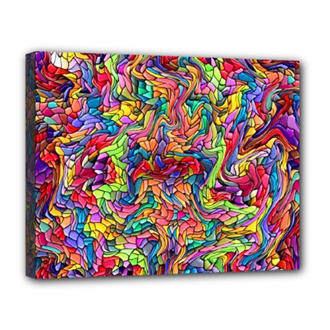 Colorful-12 Canvas 14  X 11  by ArtworkByPatrick