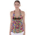 COLORFUL-12 Babydoll Tankini Top View1