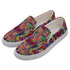 Colorful-12 Men s Canvas Slip Ons