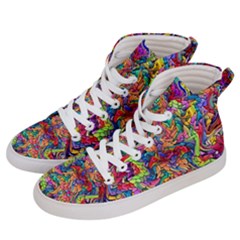 Colorful-12 Men s Hi-top Skate Sneakers by ArtworkByPatrick