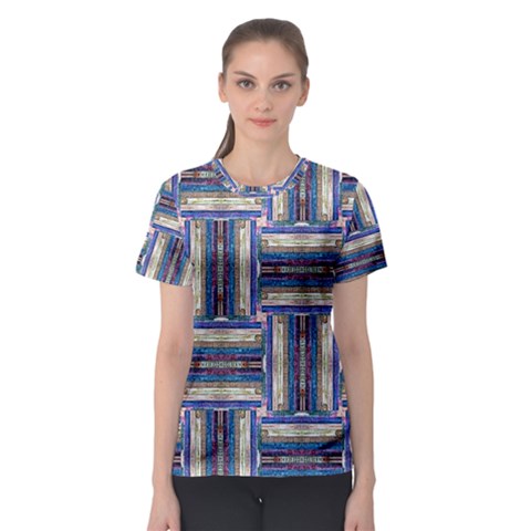 Square-2 Women s Sport Mesh Tee by ArtworkByPatrick