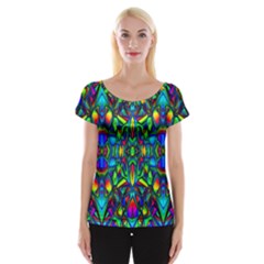 Colorful-13 Cap Sleeve Tops by ArtworkByPatrick