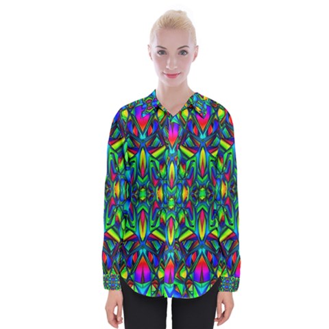 Colorful-13 Womens Long Sleeve Shirt by ArtworkByPatrick