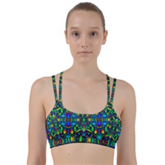 Colorful-13 Line Them Up Sports Bra by ArtworkByPatrick