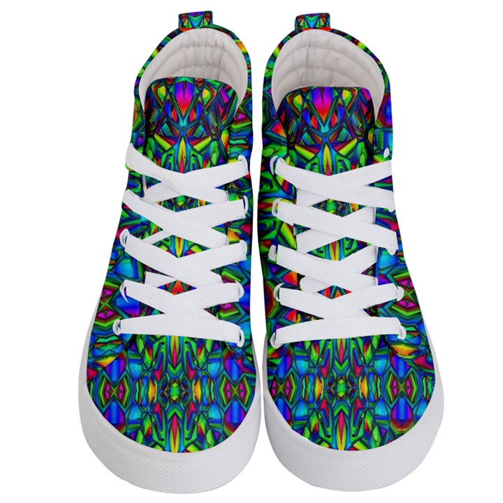 COLORFUL-13 Kid s Hi-Top Skate Sneakers