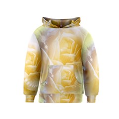 Beautiful Yellow Rose Kids  Pullover Hoodie