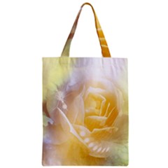 Beautiful Yellow Rose Zipper Classic Tote Bag by FantasyWorld7