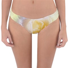 Beautiful Yellow Rose Reversible Hipster Bikini Bottoms by FantasyWorld7