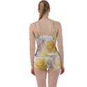 Beautiful Yellow Rose Boyleg Tankini Set  View2