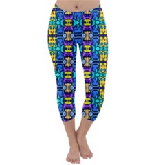 Colorful-14 Capri Winter Leggings  by ArtworkByPatrick