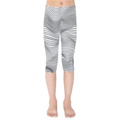 Soundlines Kids  Capri Leggings  by ThreadsBySkyBoxLLC