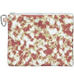 Abstract Textured Grunge Pattern Canvas Cosmetic Bag (xxxl)